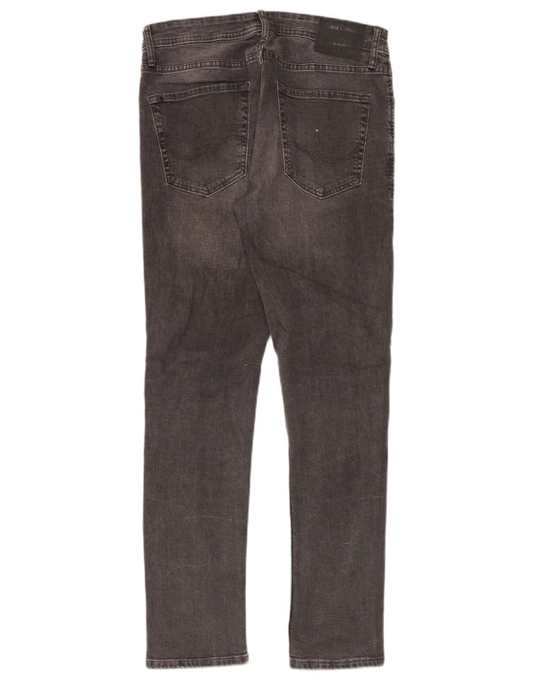 Jack & Jones Mens GLENN Slim Jeans W32 L32 Grey Cotton