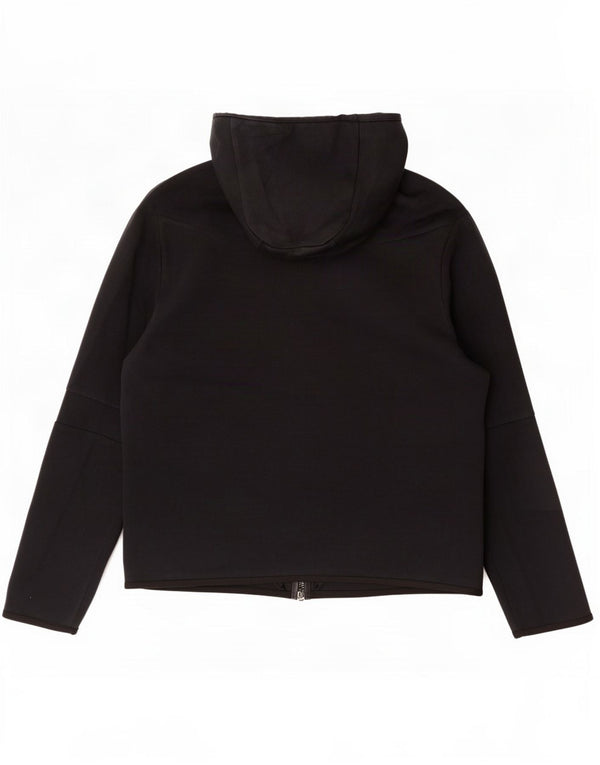 Nike Mens Zip Hoodie Sweater Large Black Cotton