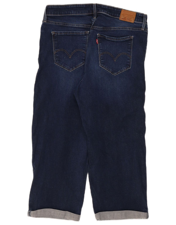 Levi's Womens Capri Jeans US 16 XL W32 L21 Blue Cotton