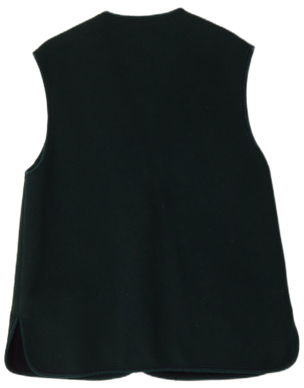 Arber Strickmoden Womens Gilet UK 18 XL Green Wool