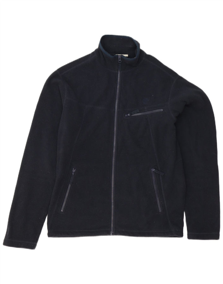 Timberland Mens Fleece Jacket UK 38 Medium Navy Blue