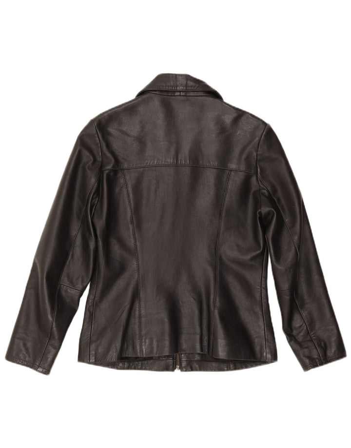 Mauritius Womens Leather Jacket EU 38 Medium Black