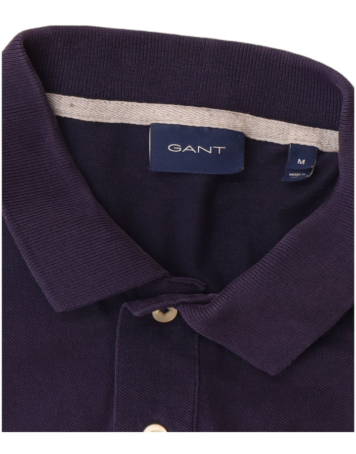 GANT Mens Polo Shirt Medium Navy Blue Cotton