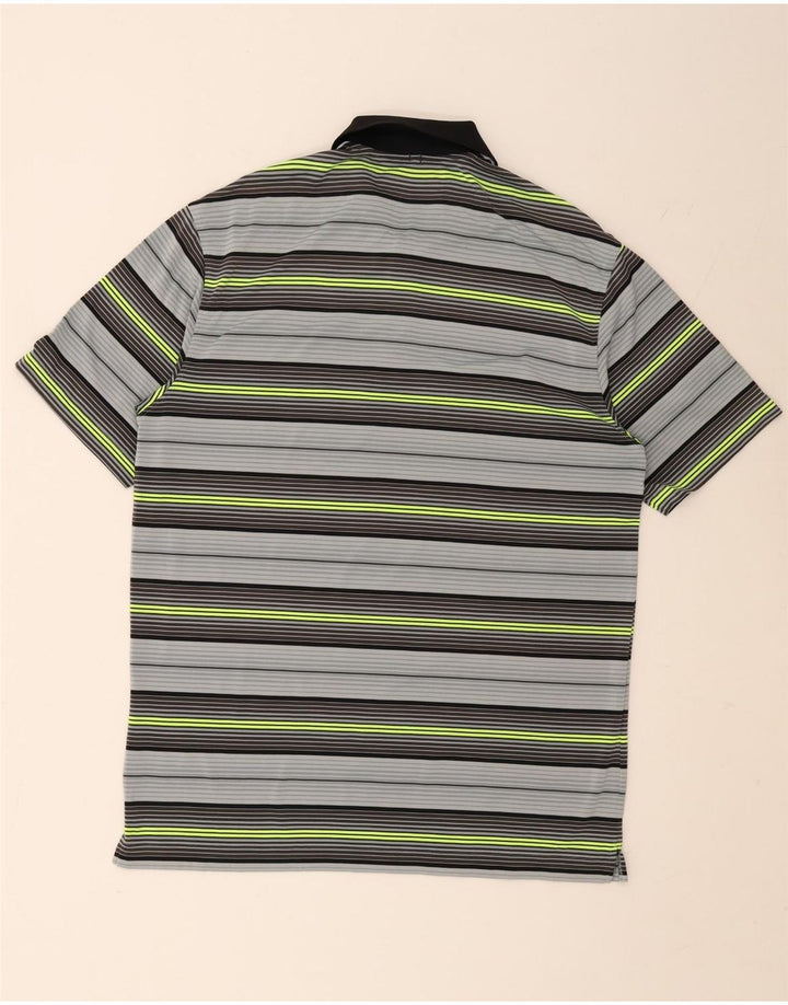 Nike Mens Dri Fit Polo Shirt Medium Multicoloured Striped