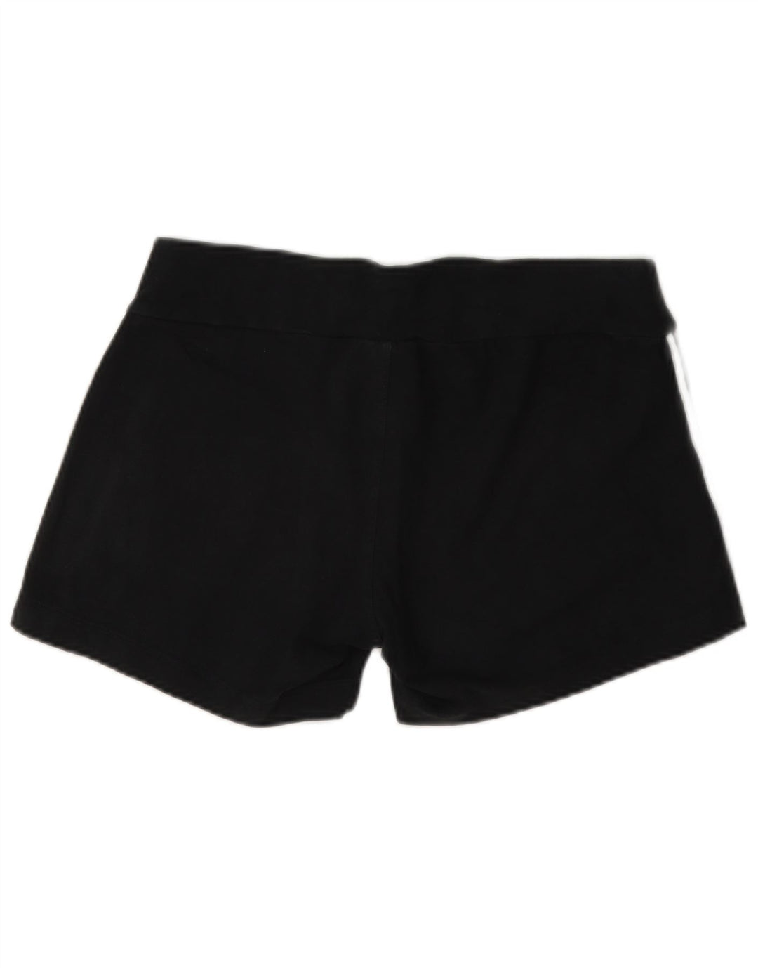 Adidas Womens Sport Shorts UK 14 Medium Black Cotton