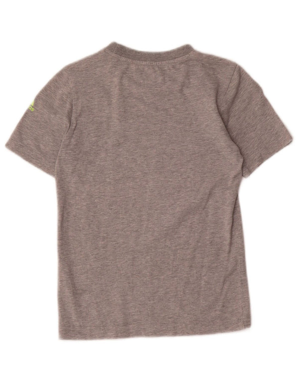 Adidas Boys Graphic T-Shirt Top 7-8 Years Grey