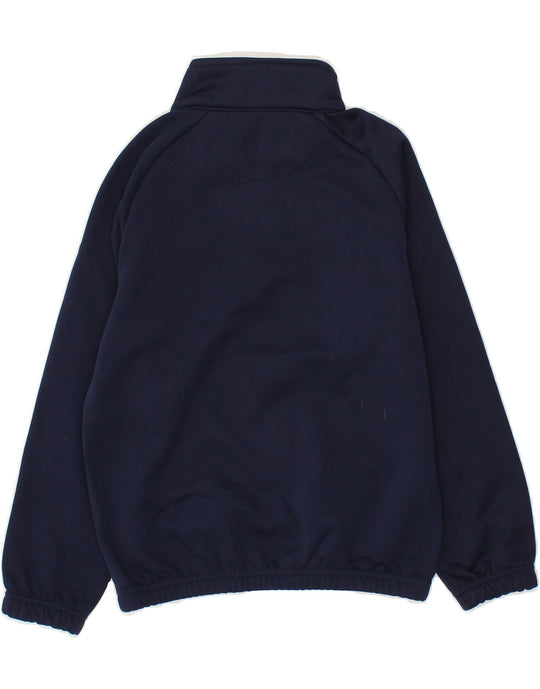 KAPPA Felpa con Collo con Zip per Ragazzi 7 8 Anni Blu Navy Poliestere Abbigliamento vintage e di seconda mano online Messina Hembry