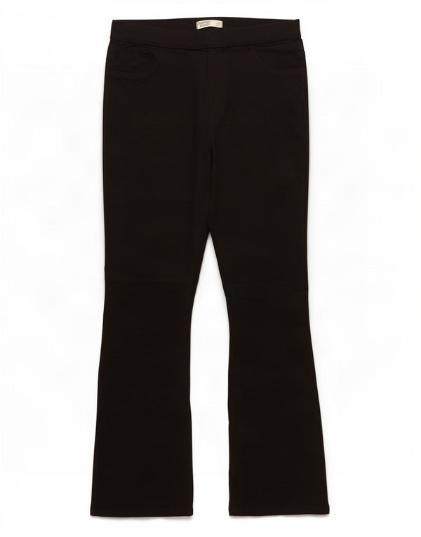 Marks & Spencer Womens Slim Flare Jegging Jeans UK 12 Medium W30 L28 Black
