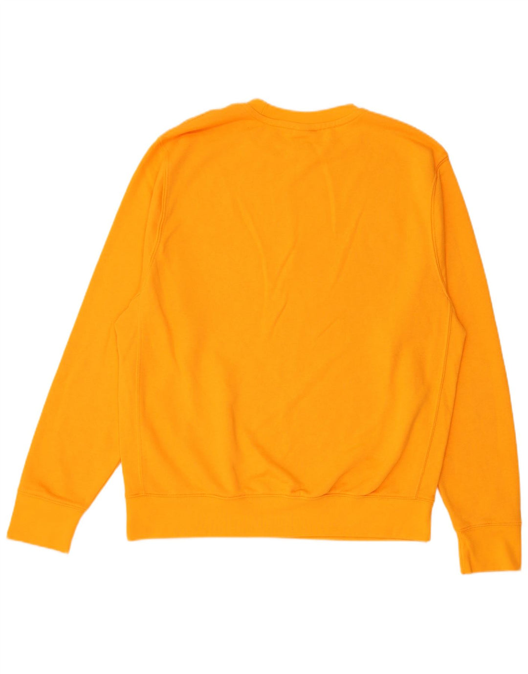 Nike Mens Sweatshirt Jumper Medium Orange Cotton