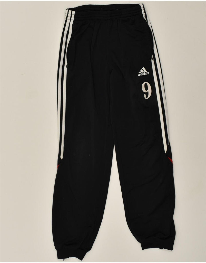 ADIDAS Boys Tracksuit Trousers Joggers 11-12 Years Black Polyester | Vintage Adidas | Thrift | Second-Hand Adidas | Used Clothing | Messina Hembry 