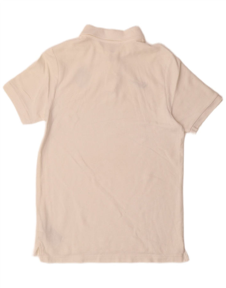 Nike Boys Polo Shirt 12-13 Years Large White Cotton