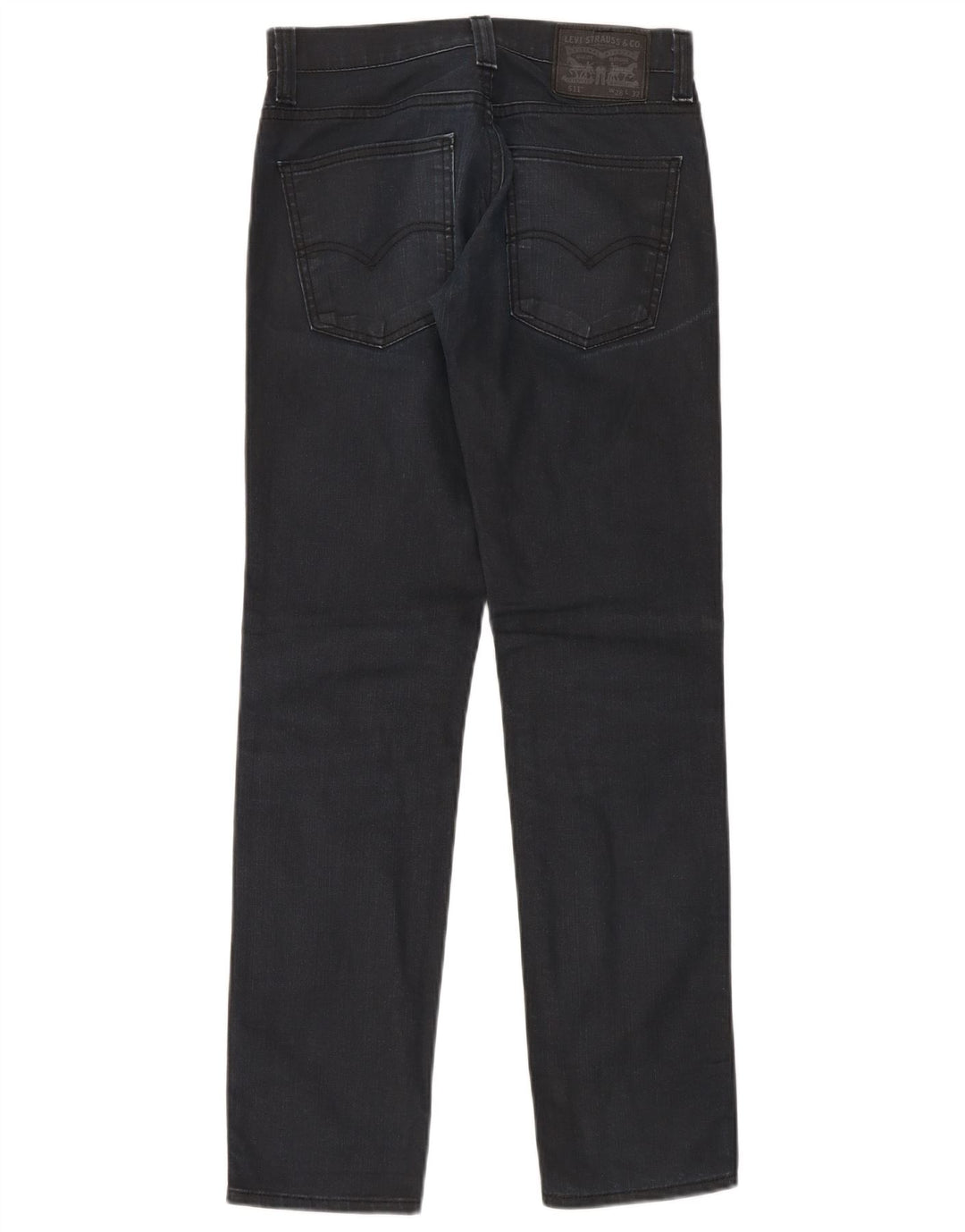 Levi's Mens 511 Slim Jeans W28 L32 Navy Blue Cotton