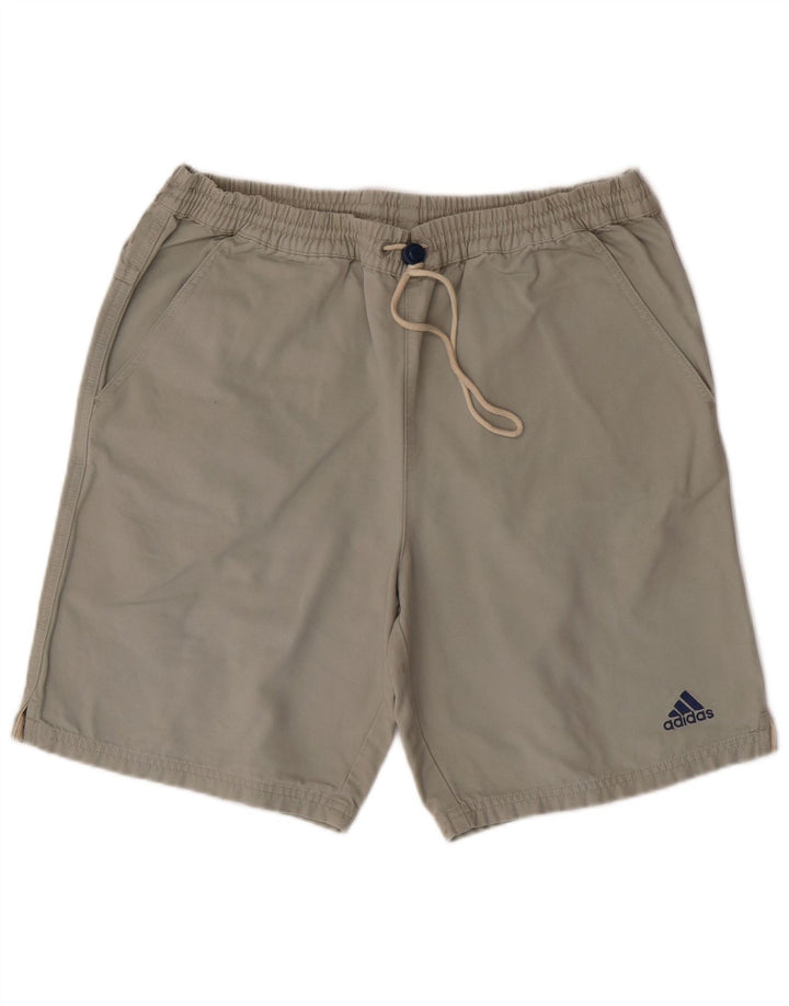 ADIDAS Mens Sport Shorts Medium Khaki Cotton