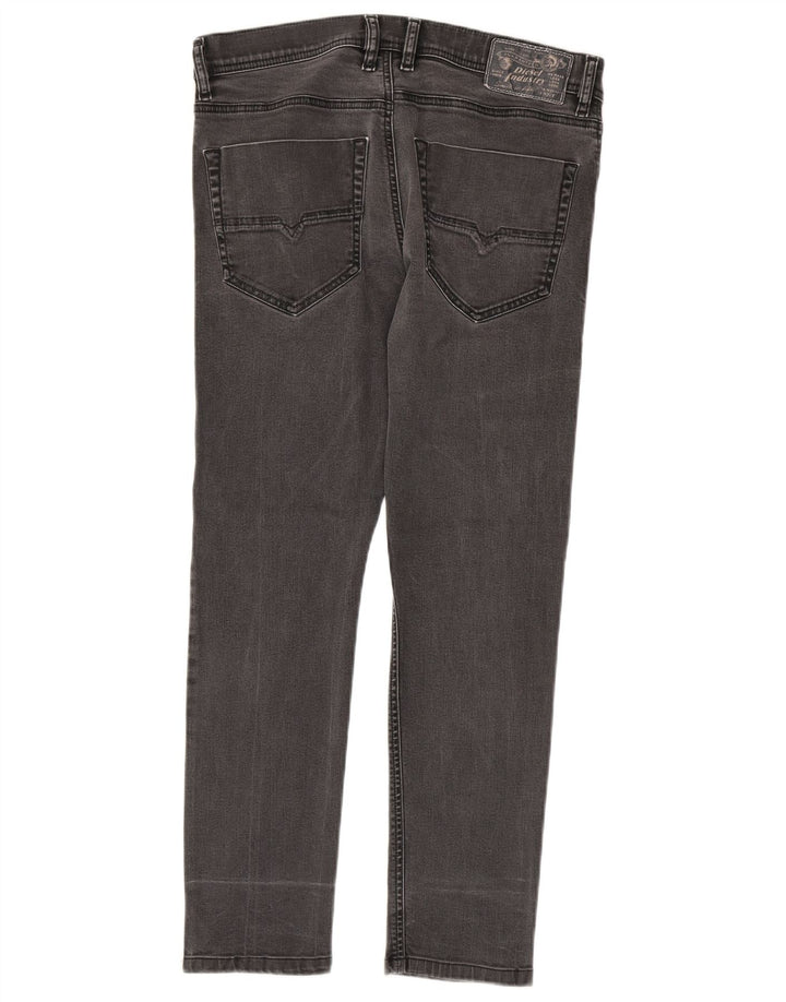 Diesel Mens Slim Jeans W30 L27 Grey Cotton