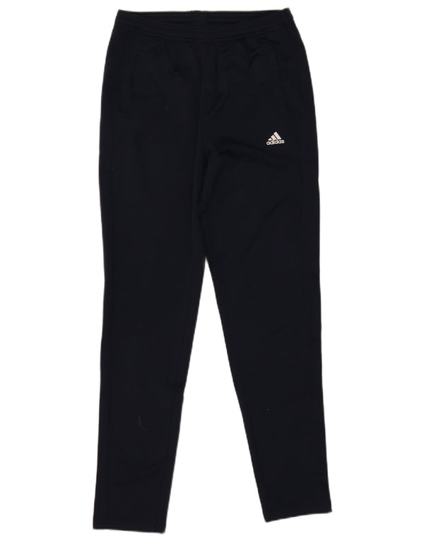 Adidas Boys Aeroready Tracksuit Trousers 13-14 Years Navy Blue Polyester