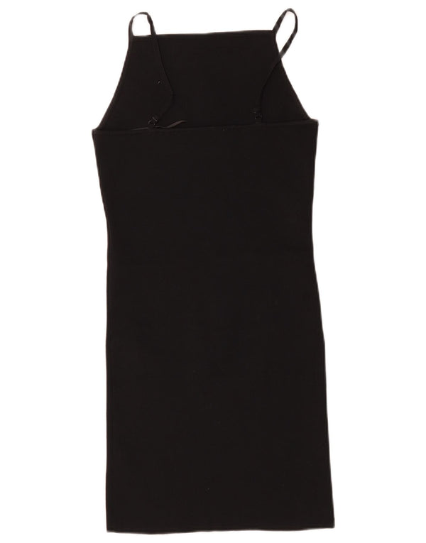 Zara Womens Slip Dress UK 8 Small Black