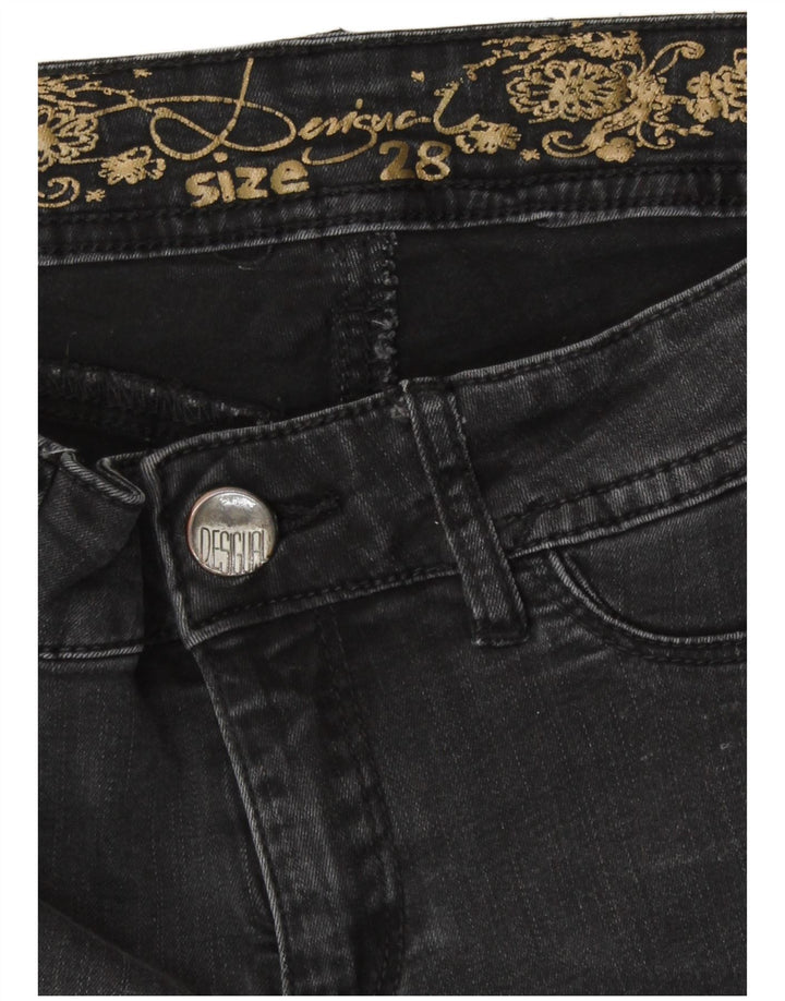 Desigual Womens Skinny Jeans W28 L32 Grey