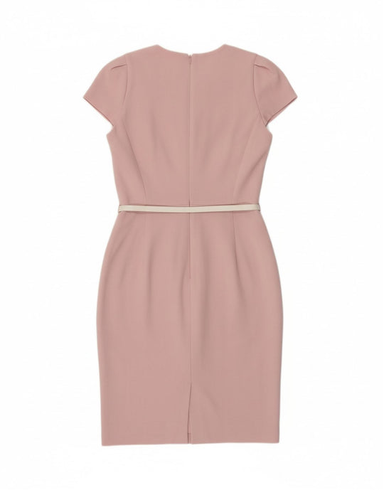 Abito tubino da donna MAX MARA, taglia UK 12, in lana vergine rosa