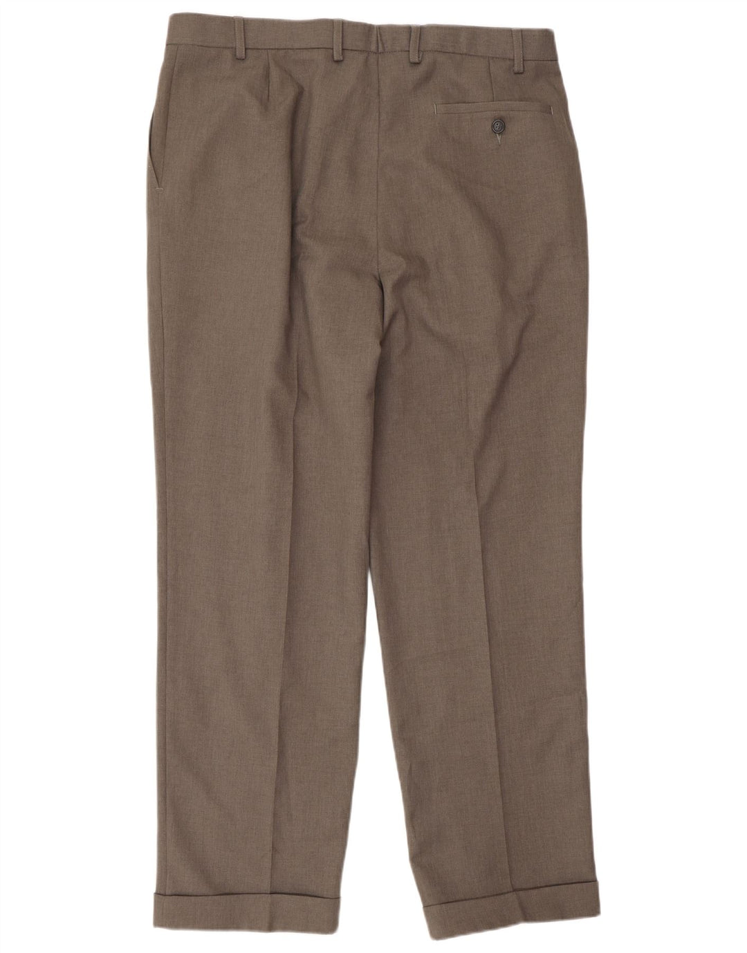 Marks & Spencer Mens Pegged Suit Trousers W36 L31 Grey Polyester