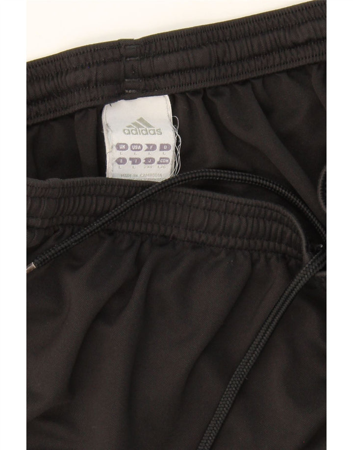 ADIDAS Boys Climalite Sport Shorts 9-10 Years Large  Black Polyester Vintage Adidas and Second-Hand Adidas from Messina Hembry 