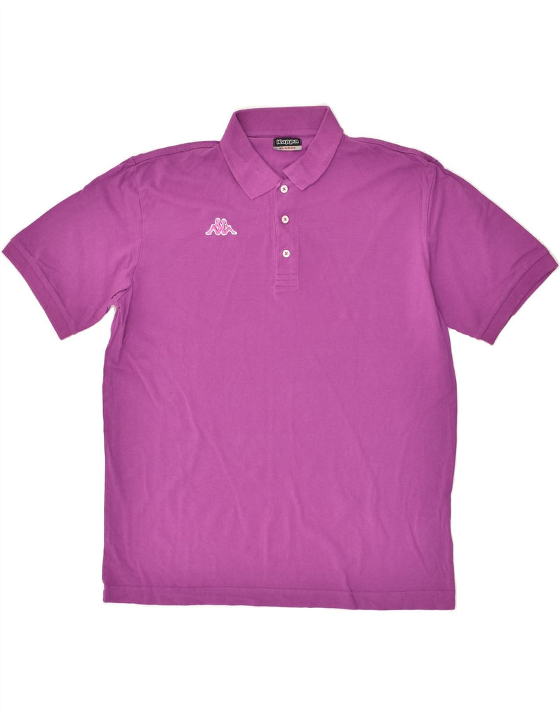 KAPPA Mens Polo Shirt XL Purple Cotton | Vintage Kappa | Thrift | Second-Hand Kappa | Used Clothing | Messina Hembry 