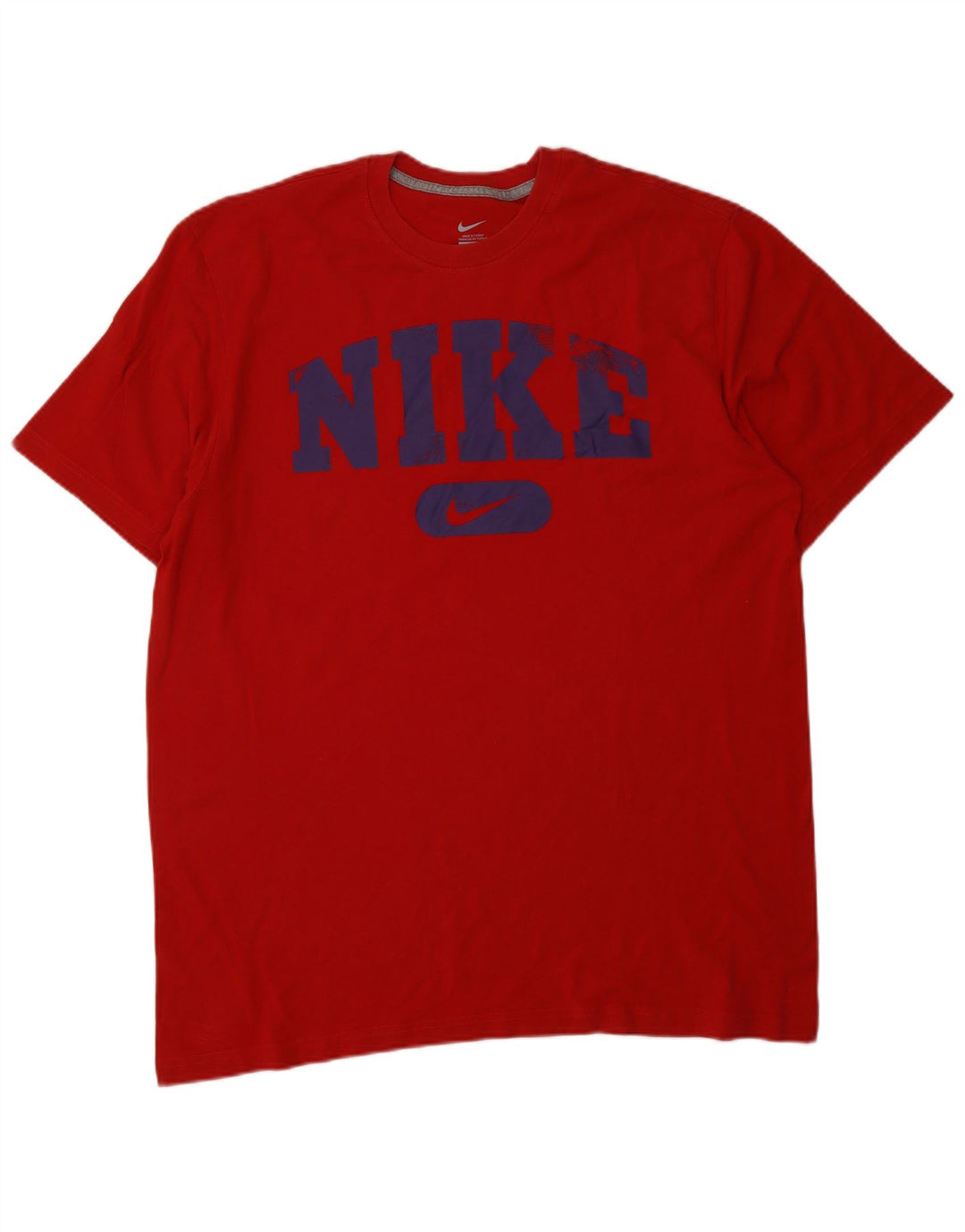 NIKE Mens Graphic T-Shirt Top XL Red