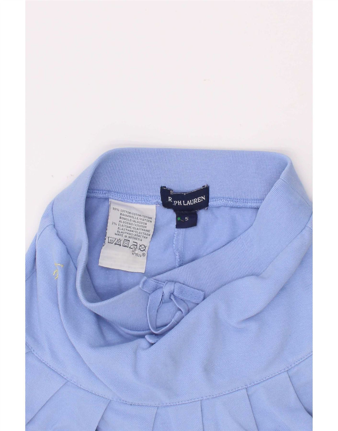 Ralph Lauren Girls Skort 4-5 Years Blue Cotton