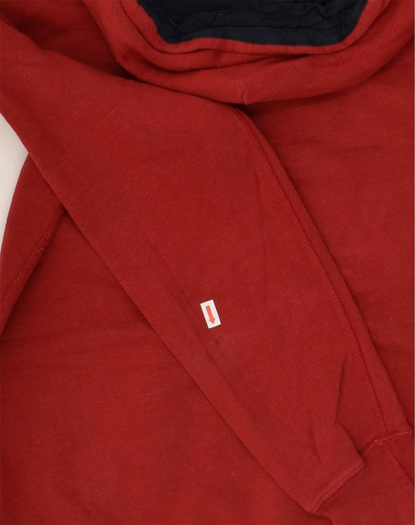 CHAMPION Mens Graphic Hoodie Jumper Small Red Cotton | Vintage Champion | Thrift | Second-Hand Champion | Used Clothing | Messina Hembry 