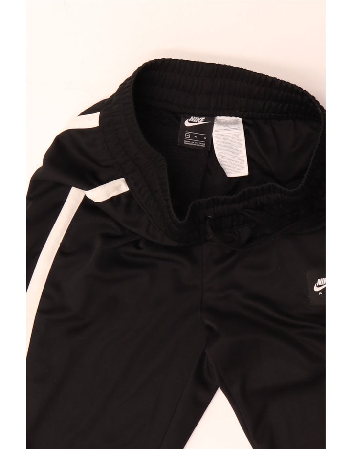 Nike Mens Tracksuit Trousers Joggers Medium Black Colourblock Polyester