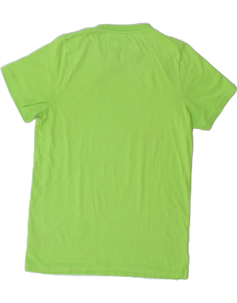 CANTERBURY Womens Graphic T-Shirt Top UK 14 Medium Green Cotton Vintage Canterbury and Second-Hand Canterbury from Messina Hembry 