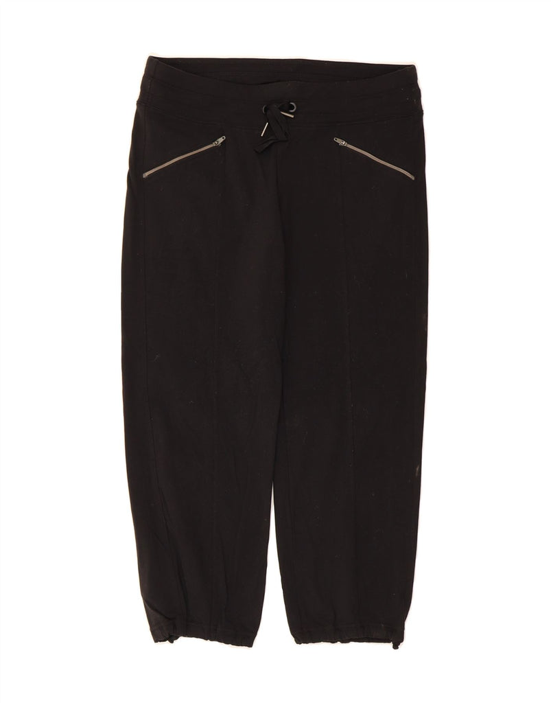 ATHLETA Womens Tracksuit Trousers Joggers UK 10 Small  Black Nylon Vintage Athleta and Second-Hand Athleta from Messina Hembry 