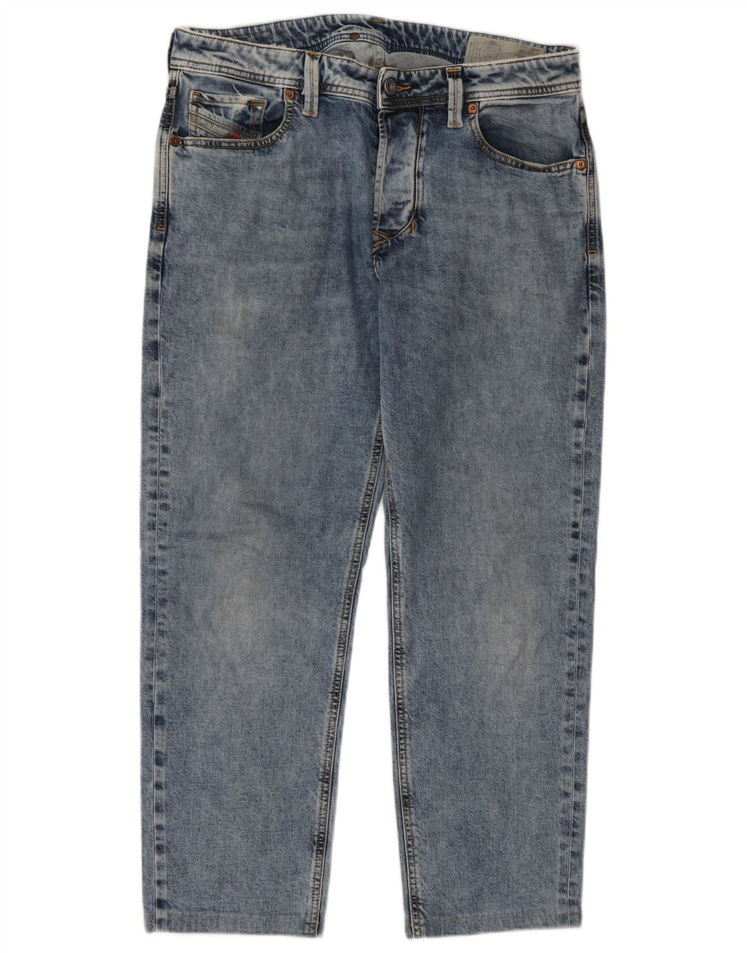 Diesel Mens Straight Jeans W31 L27 Blue Cotton