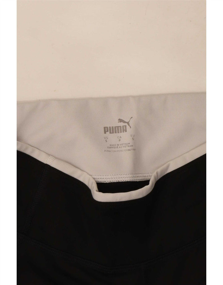 Puma Womens Leggings UK 10 Small  Black