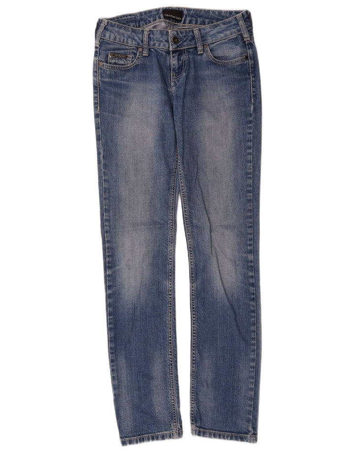 Calvin Klein Womens Slim Jeans W28 L30 Blue