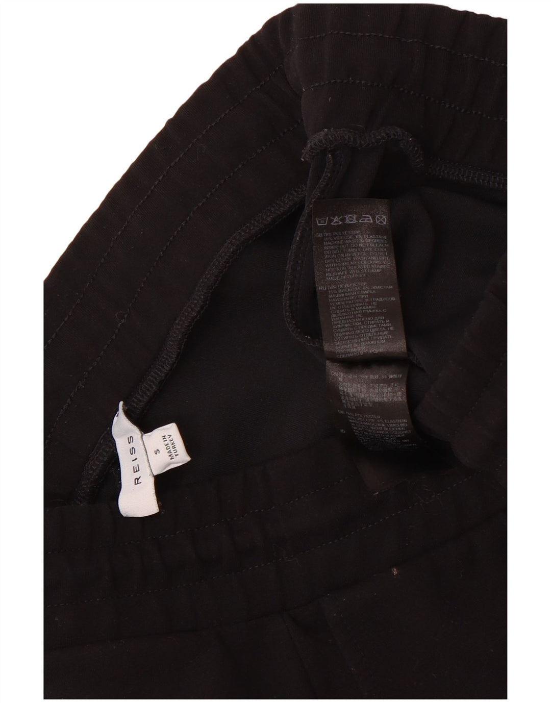 Reiss Mens Tracksuit Trousers Joggers Small  Black Polyester