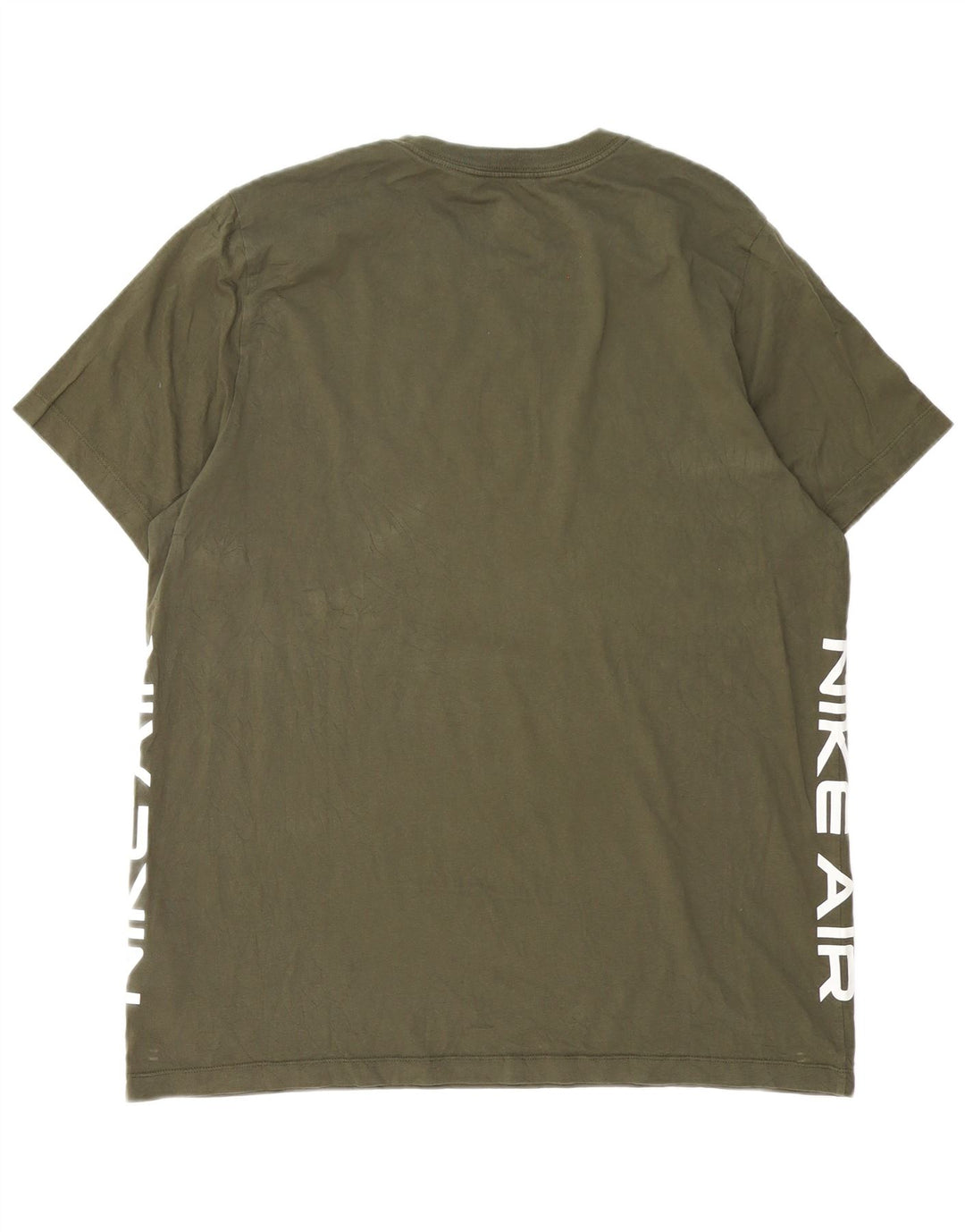 Nike Mens Graphic T-Shirt Top XL Green Cotton