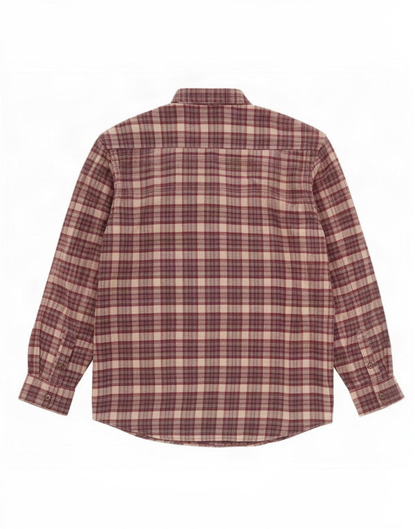 European Project Mens Flannel Shirt 2XL Multicoloured Check Cotton