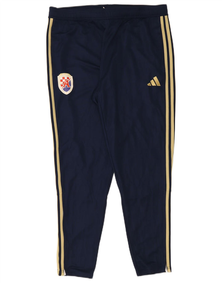 Adidas Mens Tracksuit Trousers XL Navy Blue Polyester