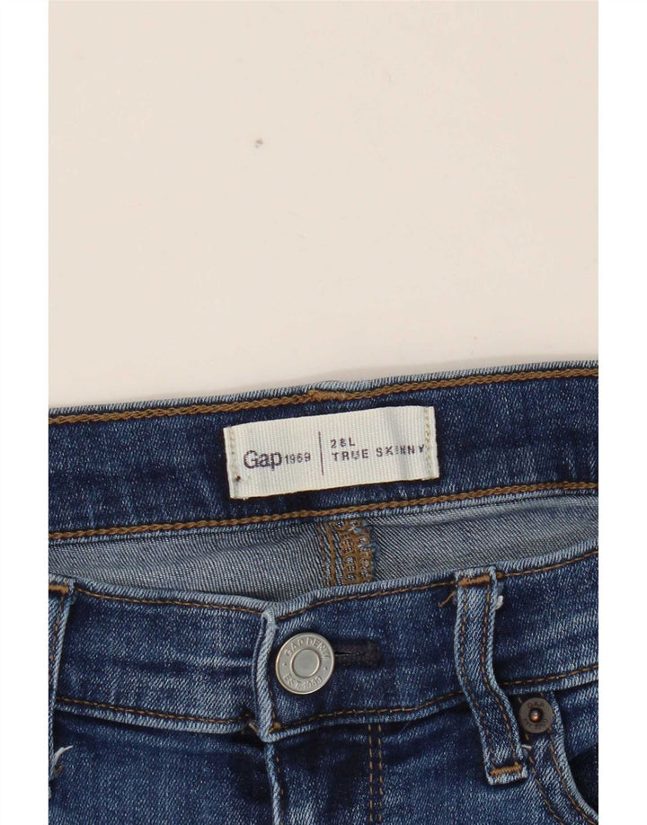 Gap Womens Skinny Jeans W28 L30 Blue Cotton