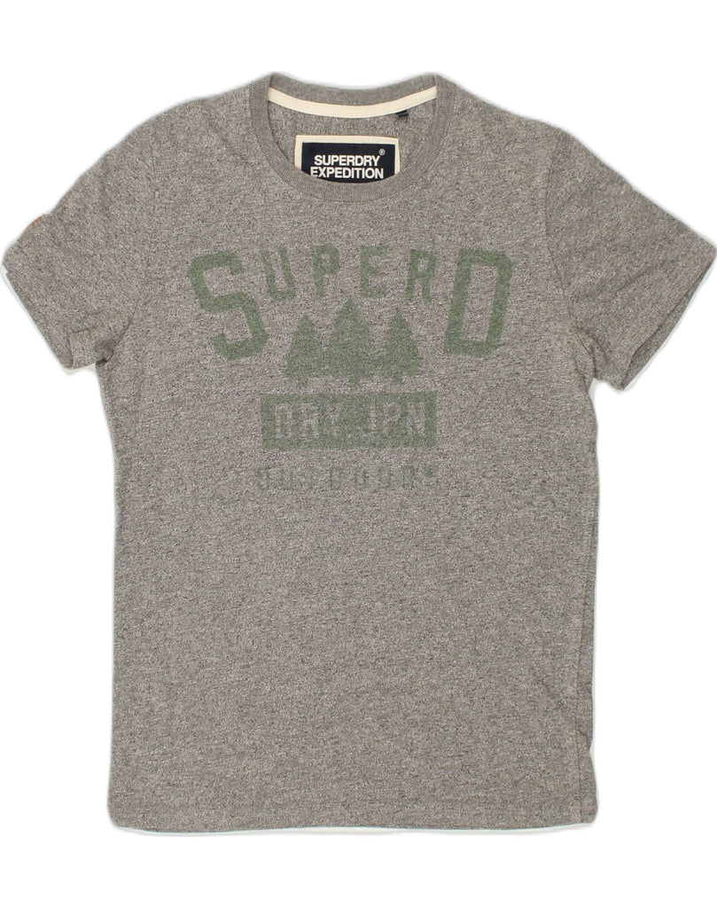 SUPERDRY Mens Graphic T-Shirt Top Large Grey Cotton | Vintage Superdry | Thrift | Second-Hand Superdry | Used Clothing | Messina Hembry 