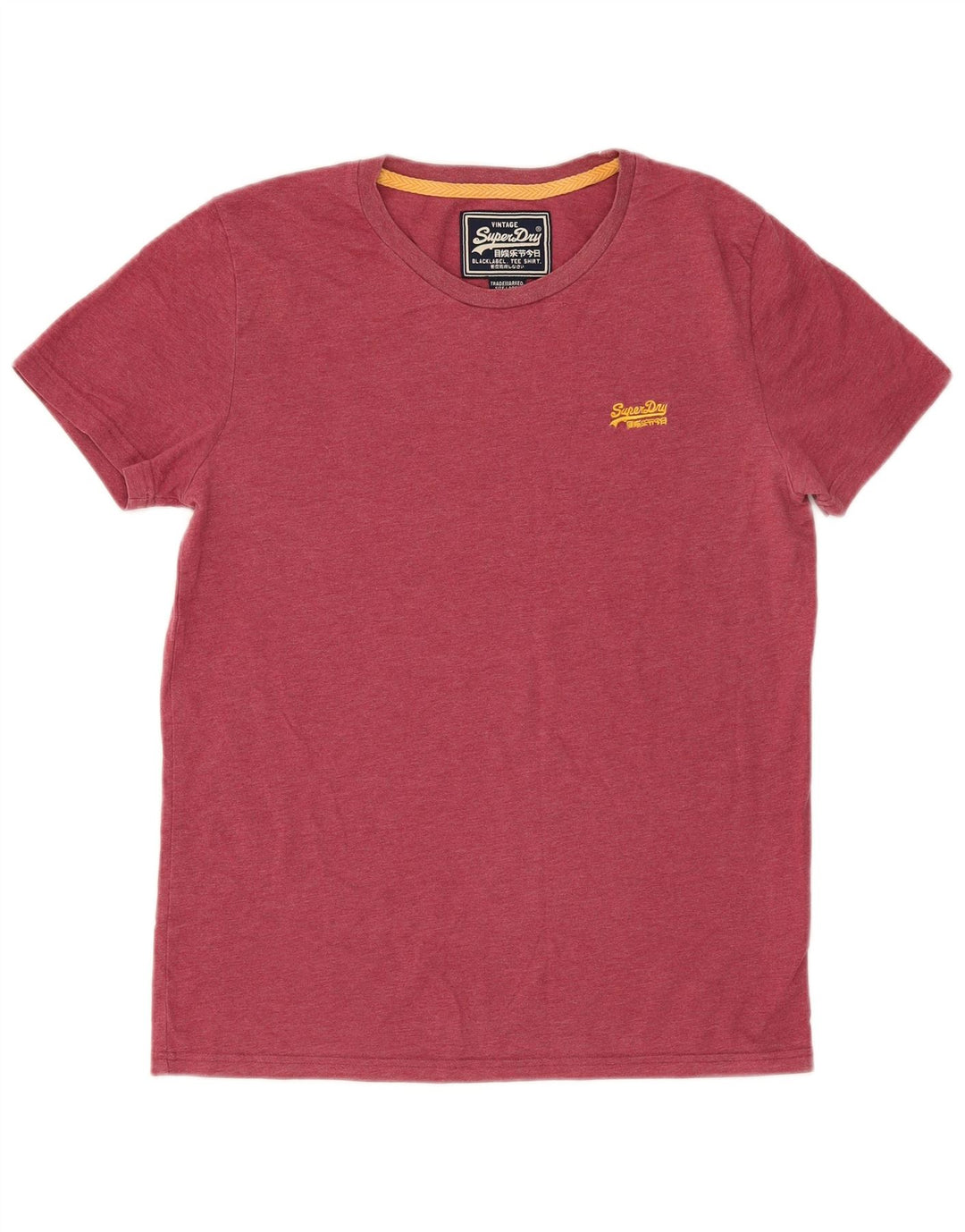 Superdry Mens Graphic T-Shirt Top Large Red Cotton