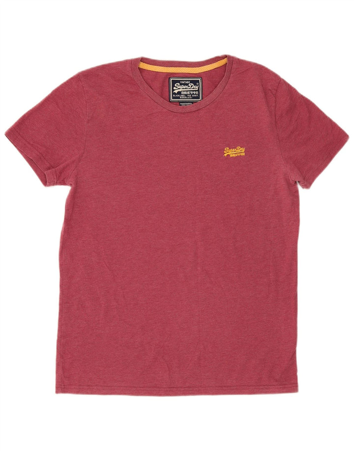 Superdry Mens Graphic T-Shirt Top Large Red Cotton