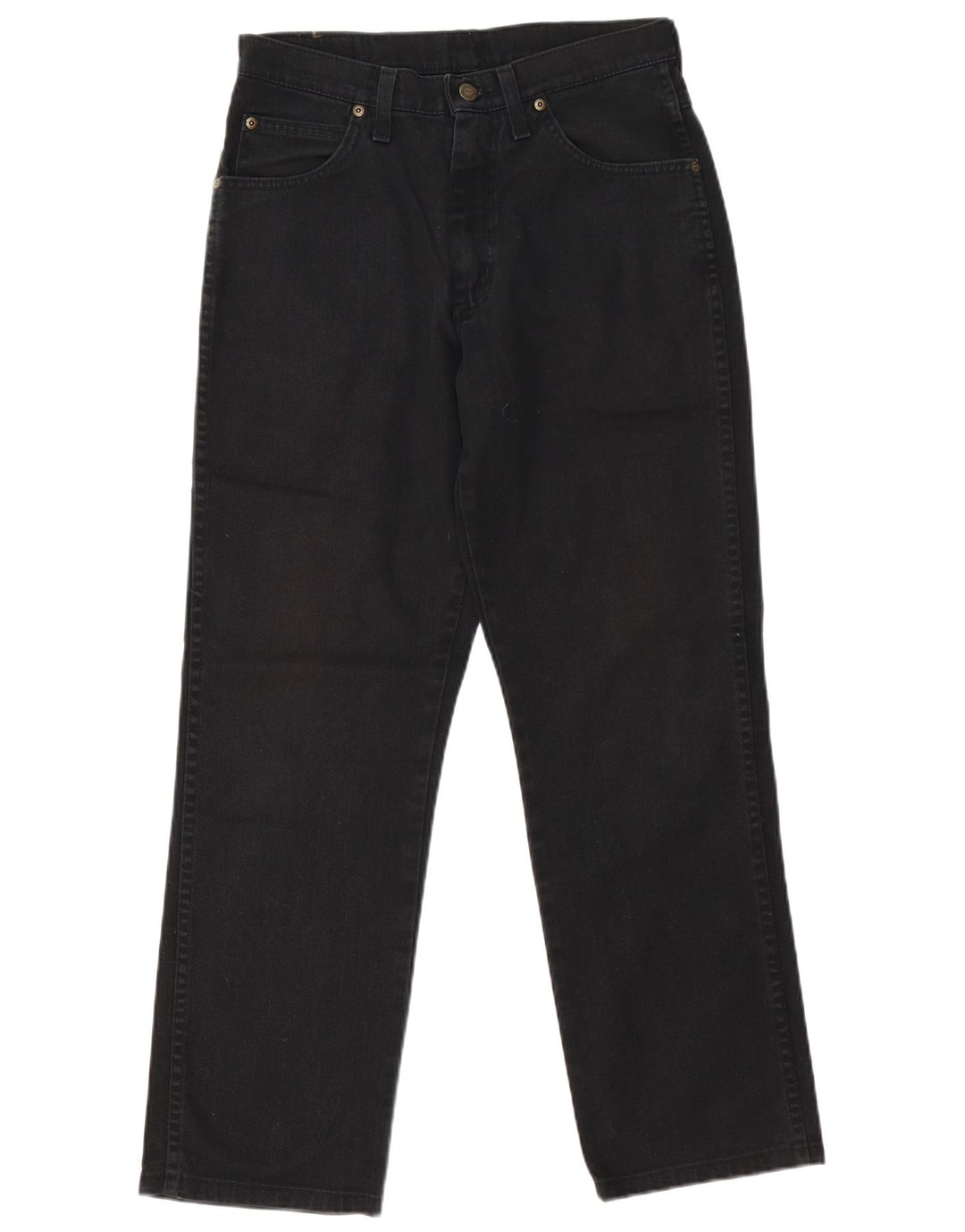 Wrangler Mens Regular Fit Straight Jeans W31 L29 Black Cotton