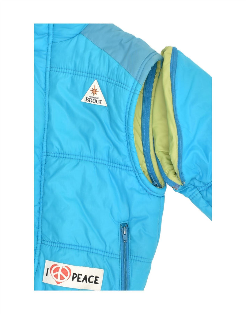 BRUGI Boys Padded Jacket 9-10 Years Blue | Vintage Brugi | Thrift | Second-Hand Brugi | Used Clothing | Messina Hembry 