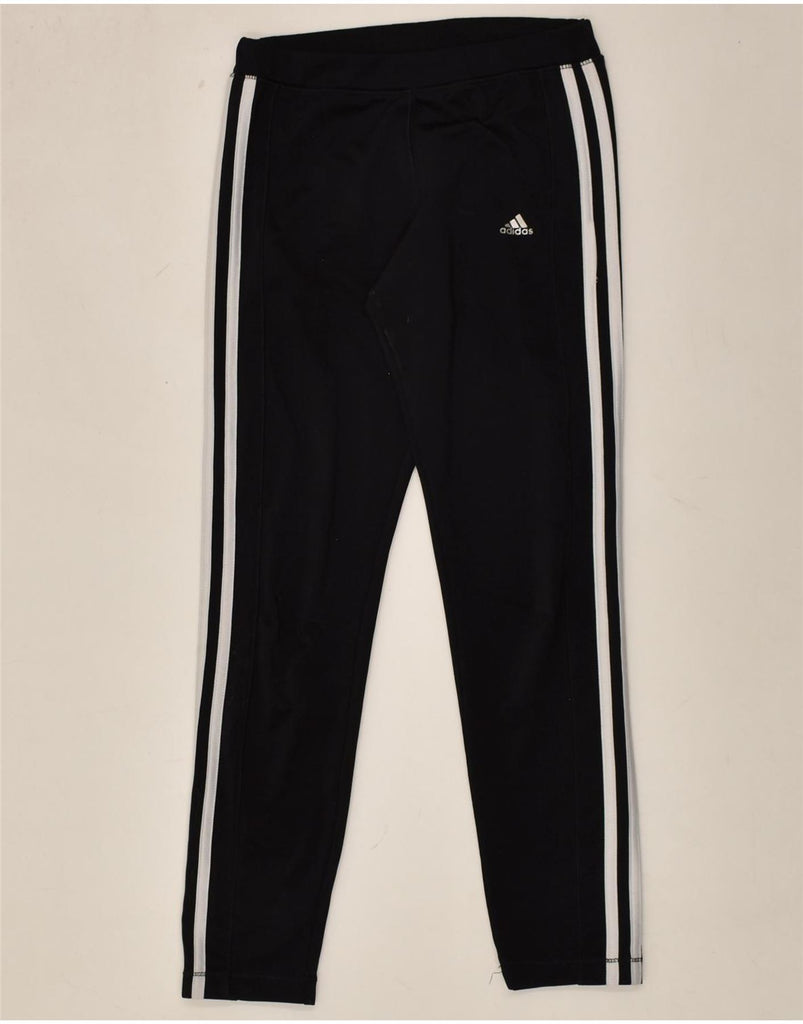 ADIDAS Boys Tracksuit Trousers 11-12 Years Black Polyester | Vintage Adidas | Thrift | Second-Hand Adidas | Used Clothing | Messina Hembry 