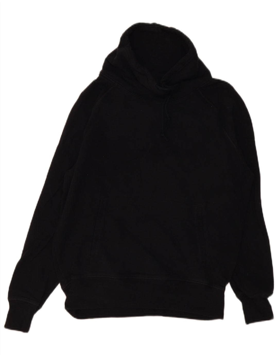 Nike Womens Oversized Sweatshirt Jumper UK 6 XS Black Cotton
