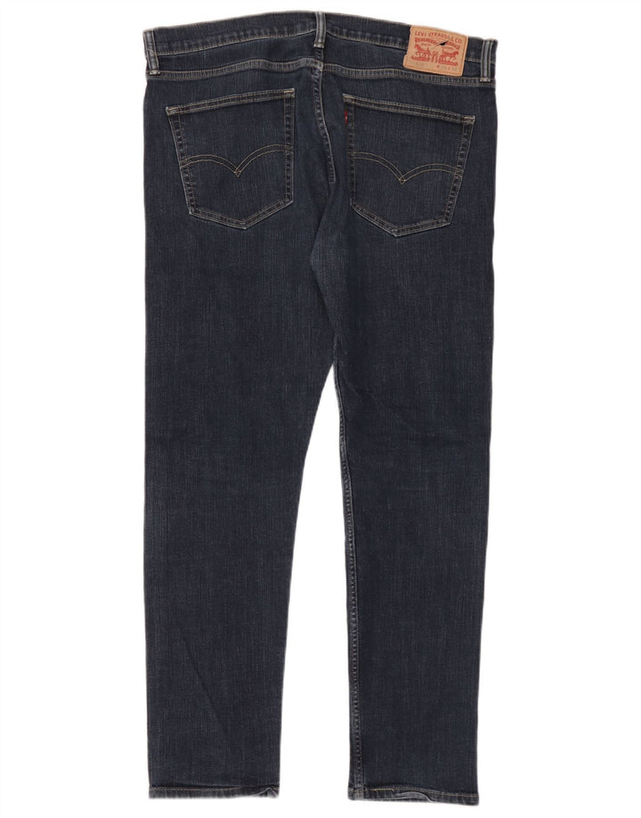 Levi's Mens 508 Slim Jeans W36 L32 Navy Blue Cotton