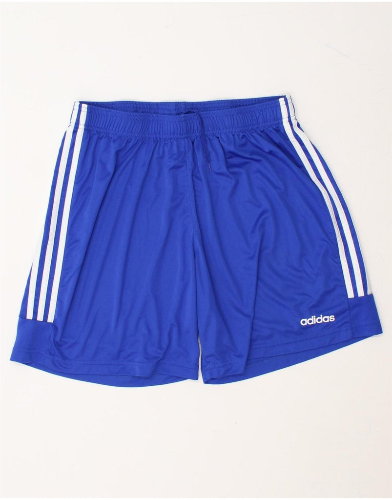 ADIDAS Womens Climalite Sport Shorts UK 18 XL  Blue Polyester Vintage Adidas and Second-Hand Adidas from Messina Hembry 