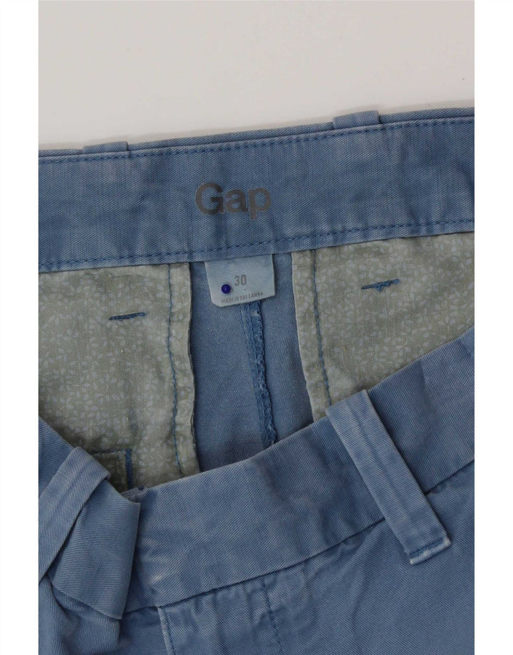 Gap Mens Chino Shorts W30 Medium Blue