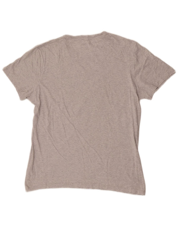 JACK WILLS Mens Classic Fit T-Shirt Top Small Grey Flecked Cotton